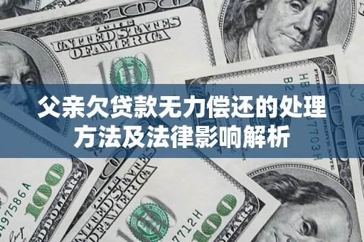 济南父亲欠贷款无力偿还的处理方法及法律影响解析